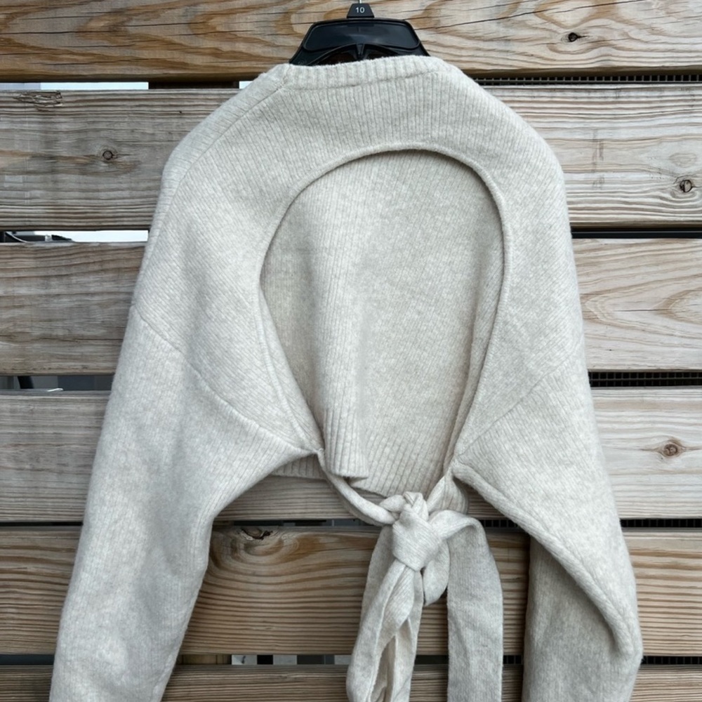 Sweater open back- for Kortney